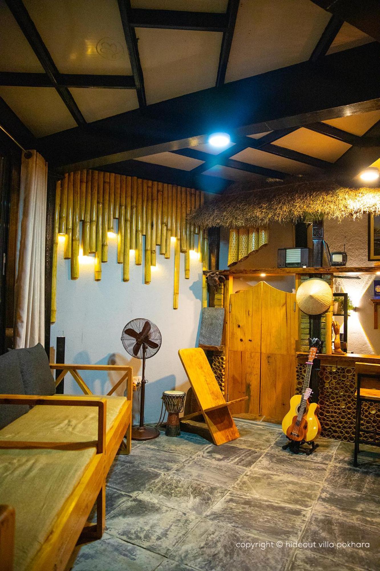 The Hideout Villa Pokhara Exterior foto