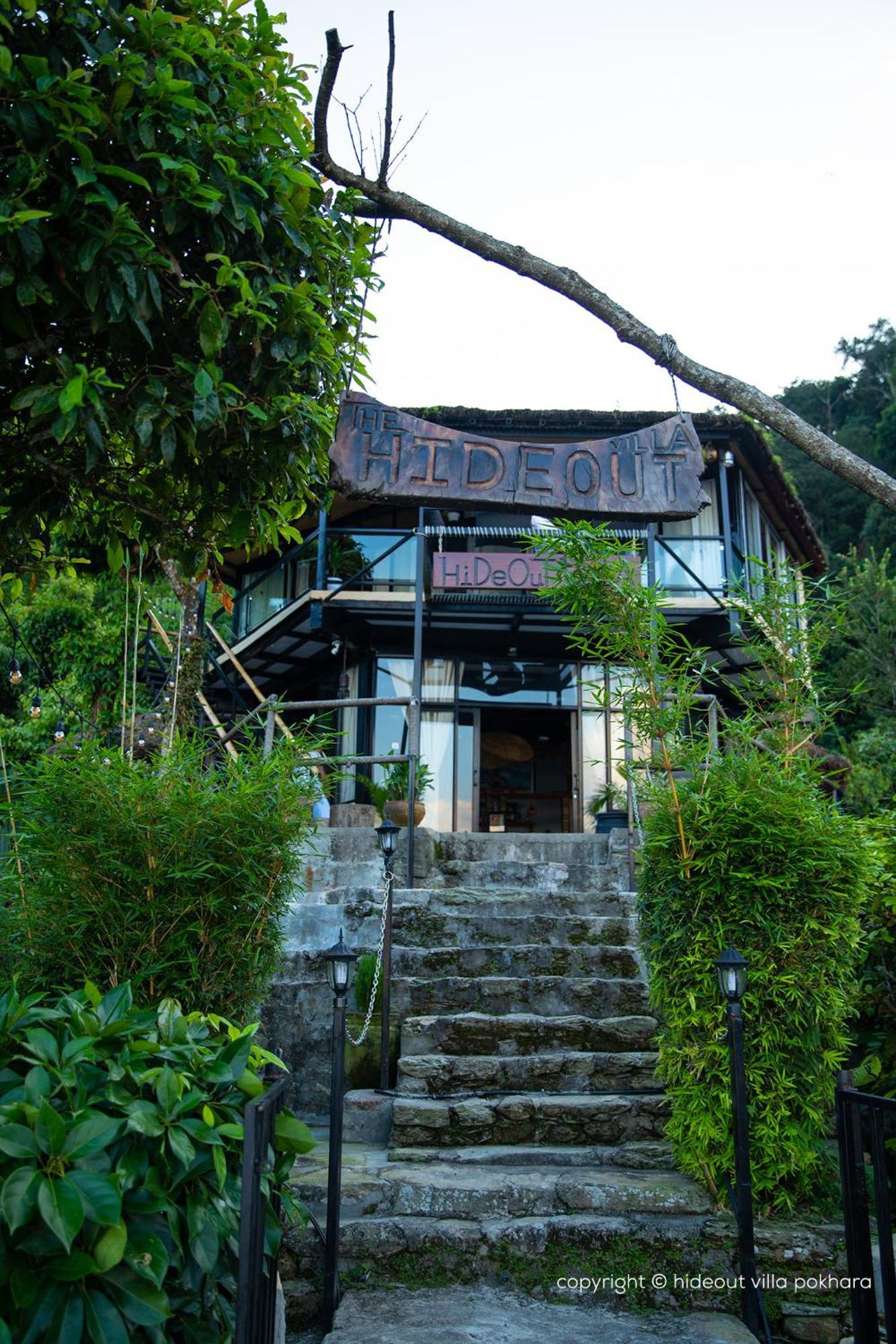 The Hideout Villa Pokhara Exterior foto
