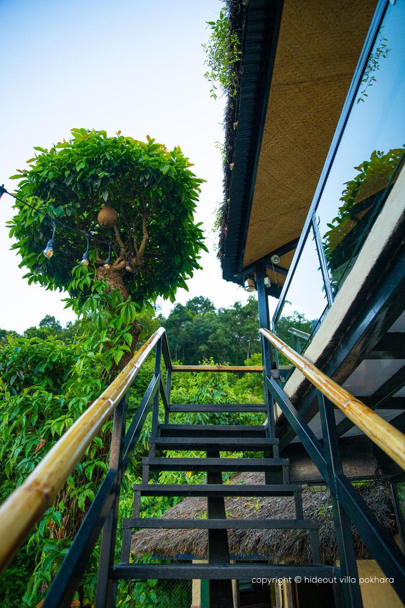 The Hideout Villa Pokhara Exterior foto