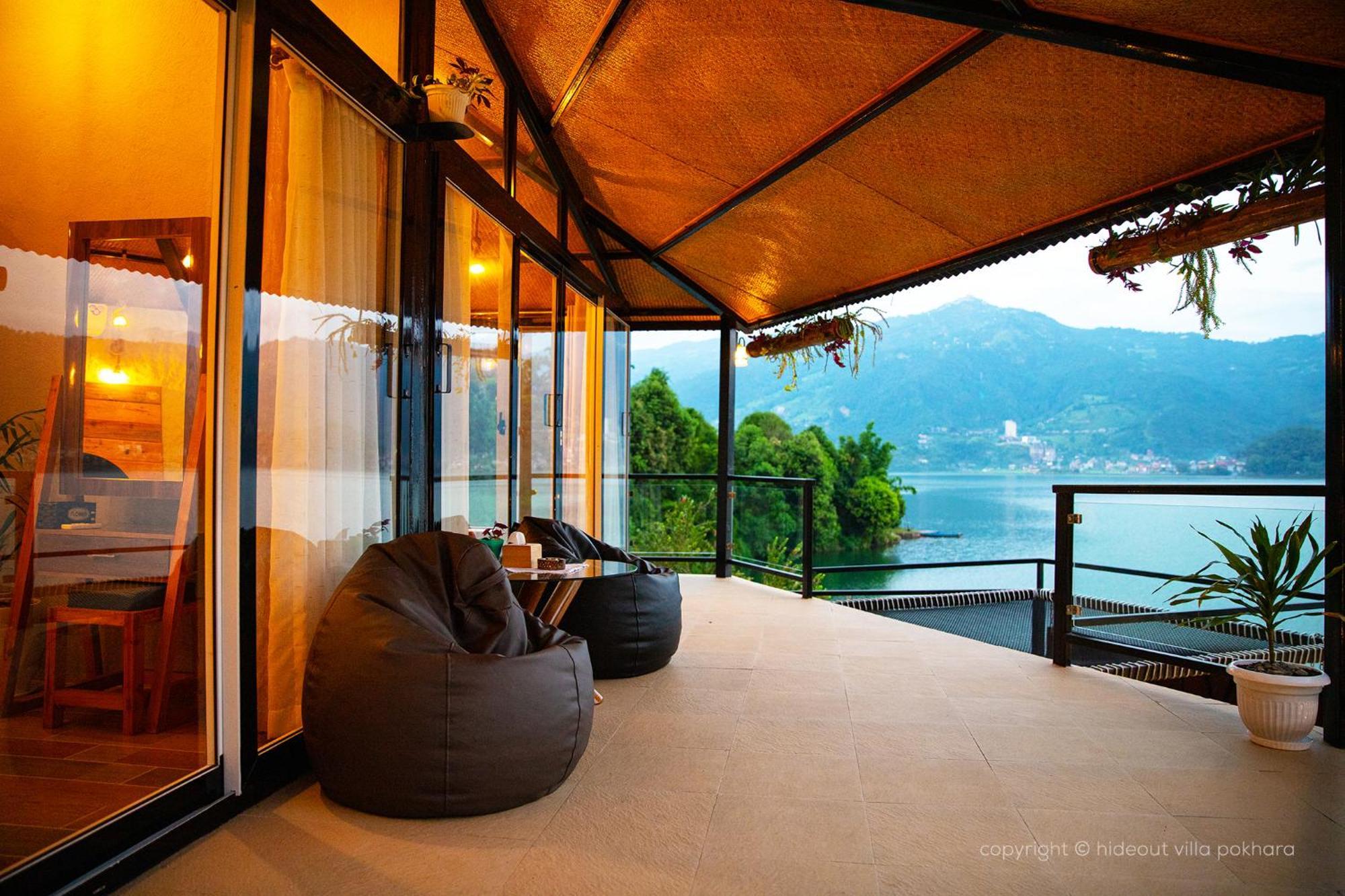The Hideout Villa Pokhara Exterior foto